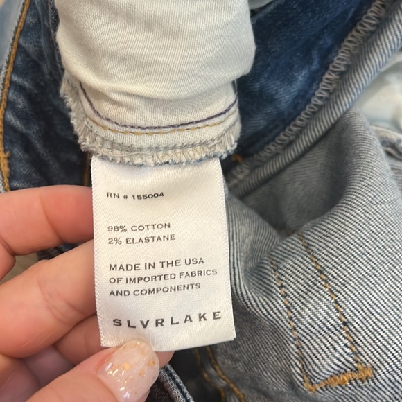 Slvrlake Denim Lou Lou | Cross My Heart | Mid Rise Skinny Jean 
27 - Picture 6 of 6
